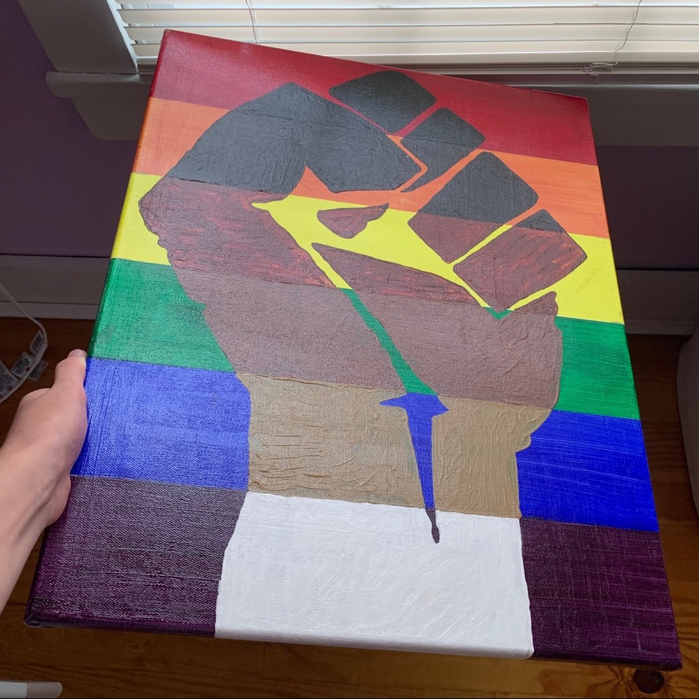 Black Lives Matter & LGBTQ Lives Matter Painting